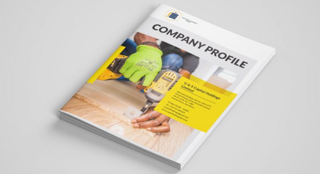Company Profile Design Services In Nairobi, Kenya