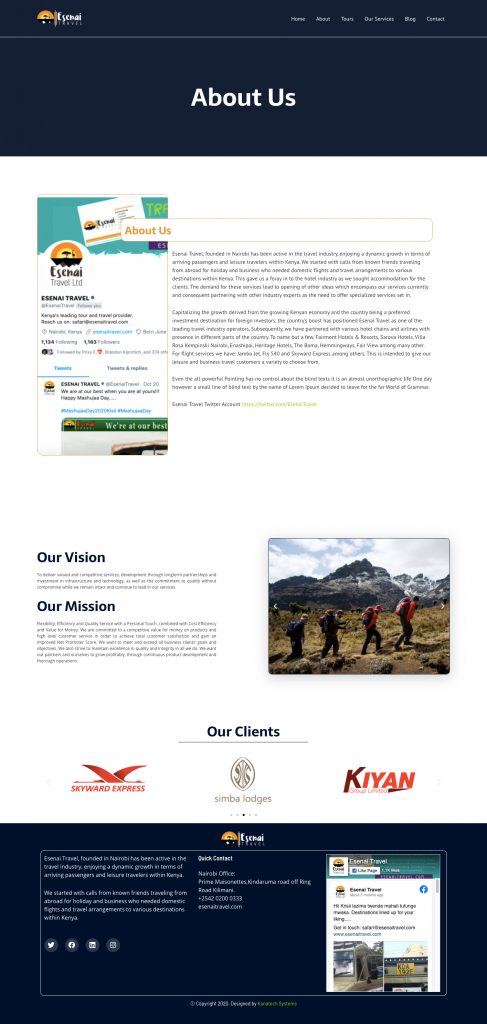 Esenai-Travel-About-Us-page-website-design-by-kanatech-systems-scaled