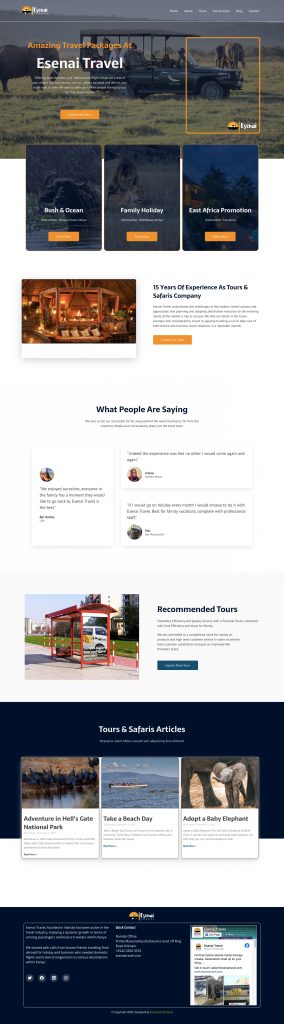 Esenai-Travel-Home-page-website-design-by-kanatech-systems-scaled