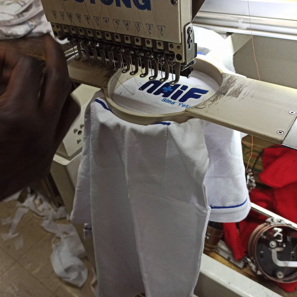 Embroidery Services Nairobi By Kanatech