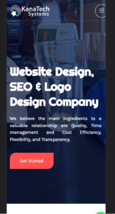 mobile friendly website by kanatech