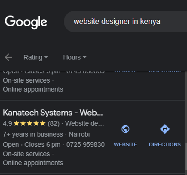 web designers in Kenya